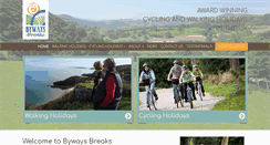 Desktop Screenshot of byways-breaks.co.uk